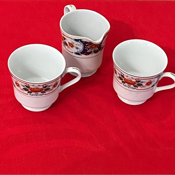 Mikasa Noblesse Creamer and Footed Tea Cup - Picture 3 of 6